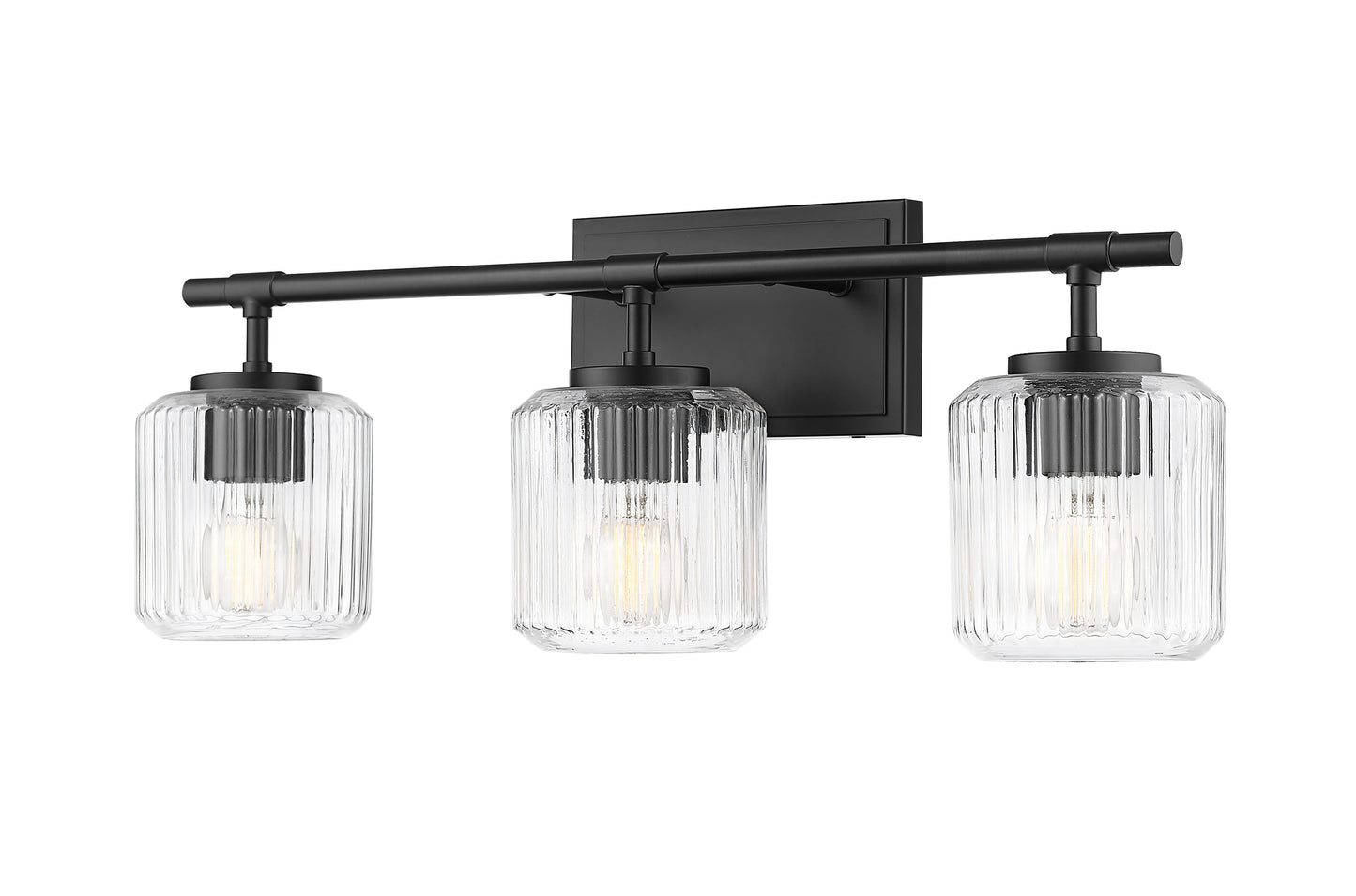 7515-3V-MB - Landon 3 Light 24" Vanity - Matte Black