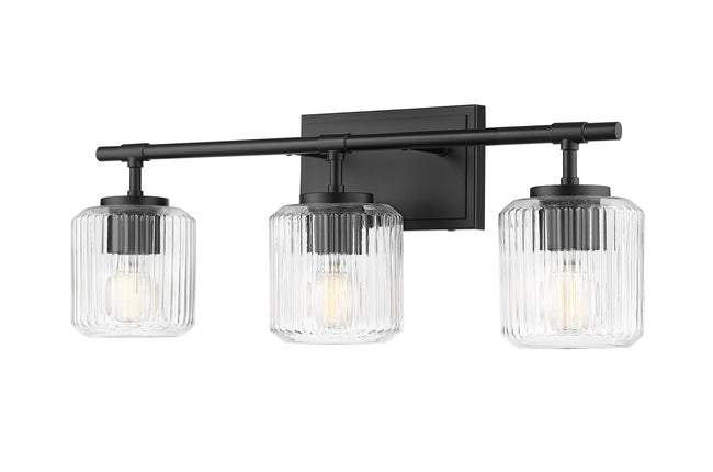 7515-3V-MB - Landon 3 Light 24" Vanity - Matte Black