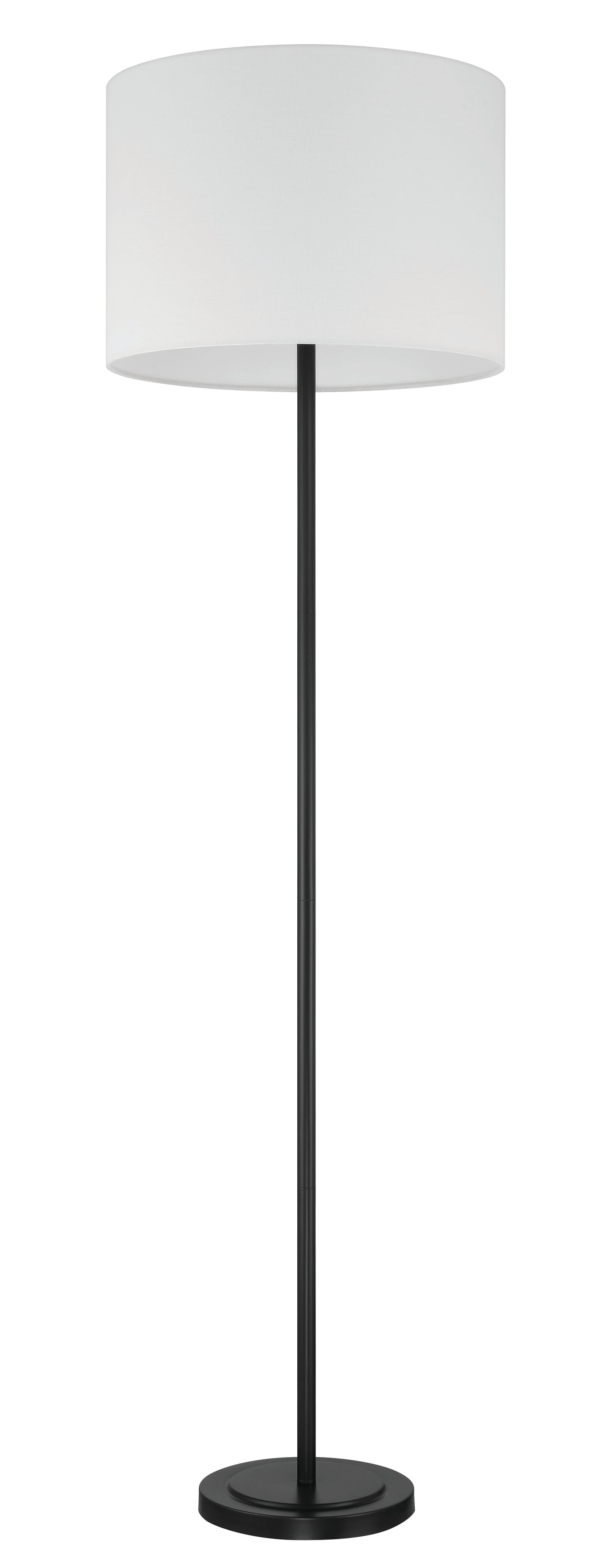 87010FB-F - Jones 1 Light 65" High Floor Lamp - Flat Black