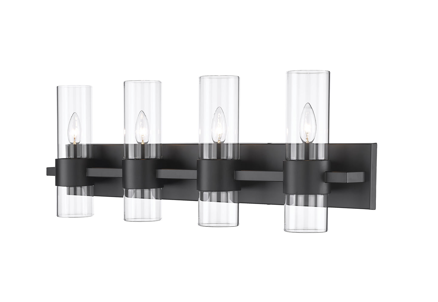 343-4V-MB - Lawson 4 Light 32" Vanity - Matte Black