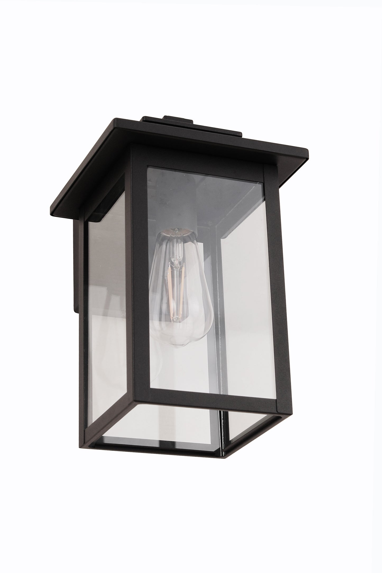 ZA7014-TB - Rock Creek 1 Light 12" High Outdoor Wall Lantern - Textured Black