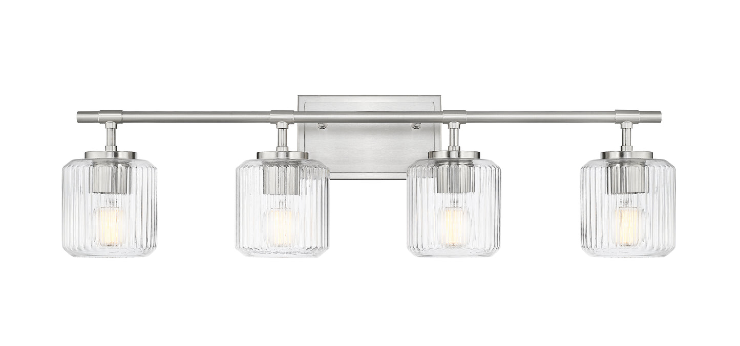 7515-4V-BN - Landon 4 Light 32" Vanity - Brushed Nickel