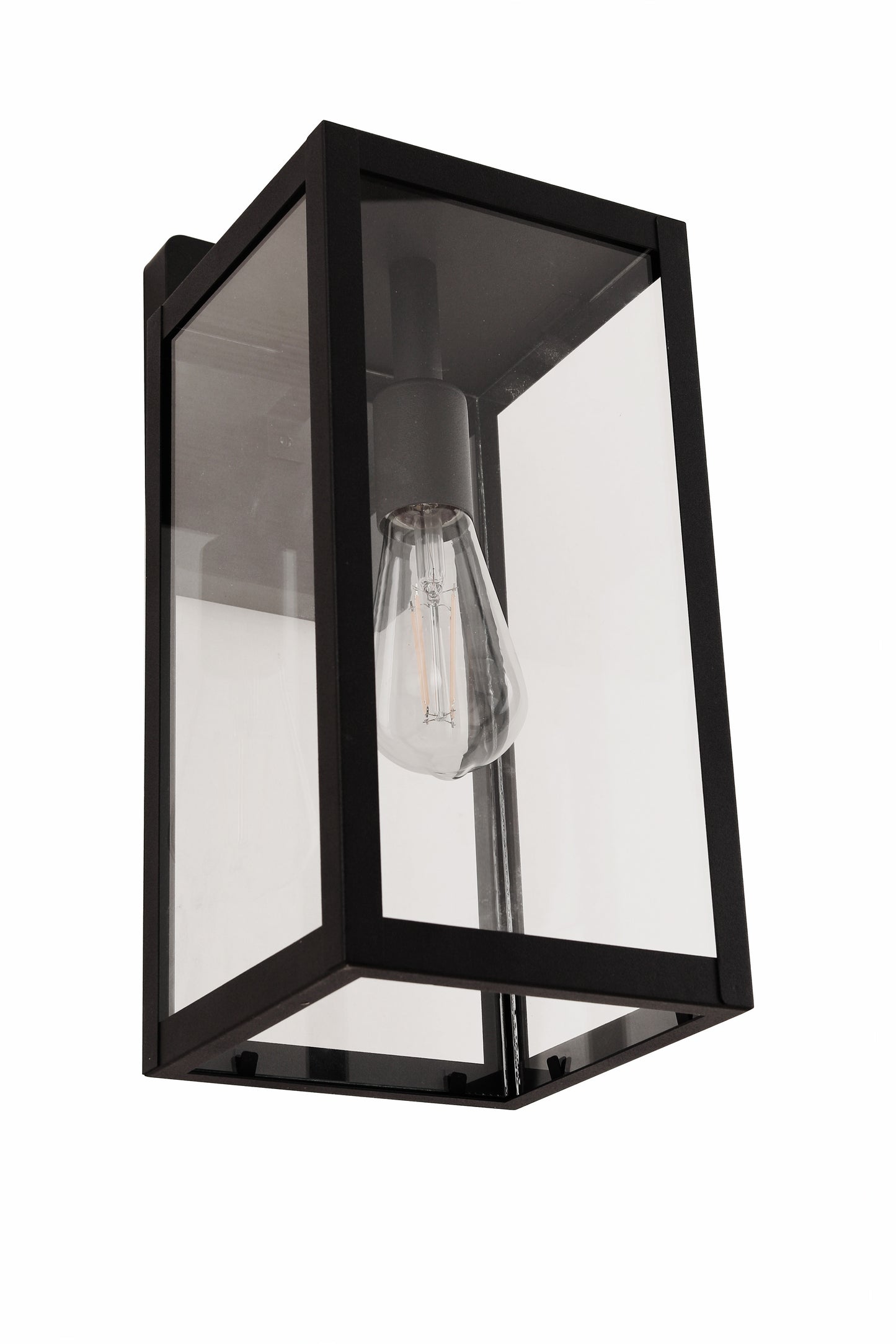 ZA7114-TB - Harris 1 Light 16" High Outdoor Wall Lantern - Textured Black