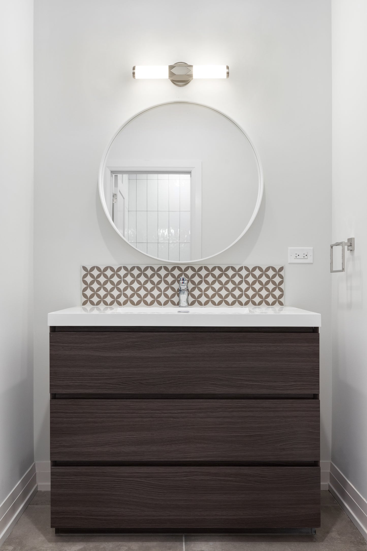 1010-18W-BN-LED - Cooper 1 Light 18" Vanity - Brushed Nickel