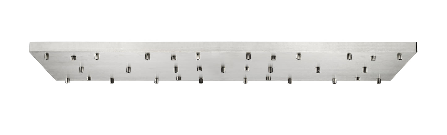 CP5423L-BN - Multi Point Canopy 23 Light Ceiling 18" Plate - Brushed Nickel