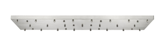 CP5423L-BN - Multi Point Canopy 23 Light Ceiling 18" Plate - Brushed Nickel