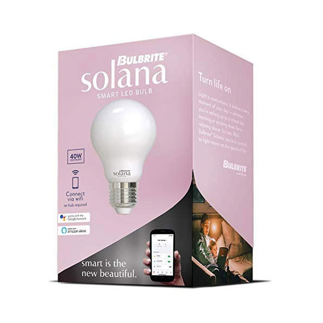 290111 - Milky A19 Wi-Fi Smart LED Light Bulb - 5.5 Watt - Adjustable Color Temperature