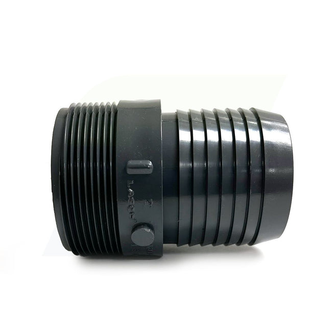 1436-020 - 2" PVC Barbed Insert Fitting, MIPT x Insert