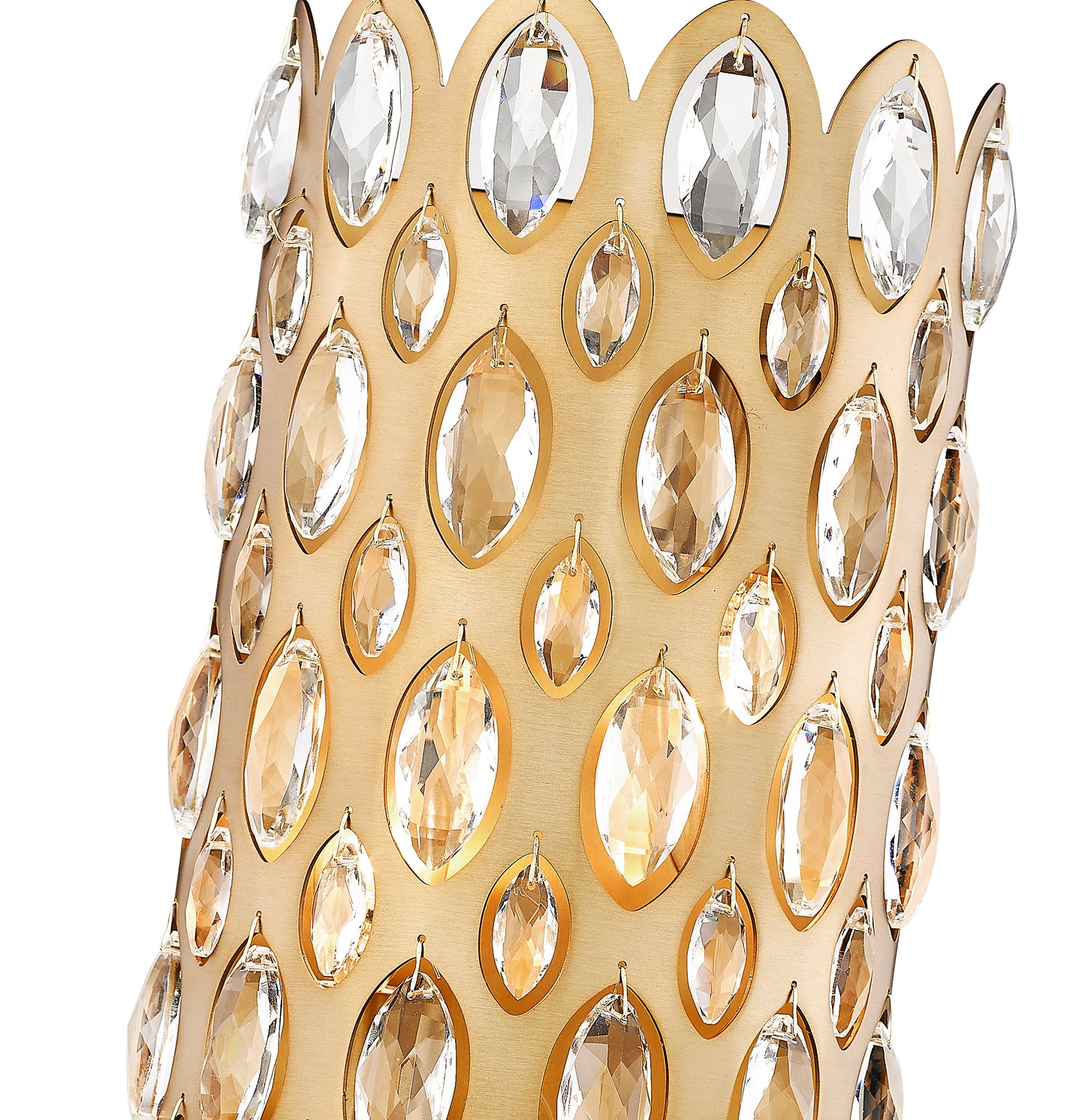 822-2S-HB - Dealey 2 Light Wall 14" Sconce - Heirloom Brass