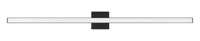10148FB-LED - Trim 1 Light 48" Wide LED Vanity Light - Flat Black