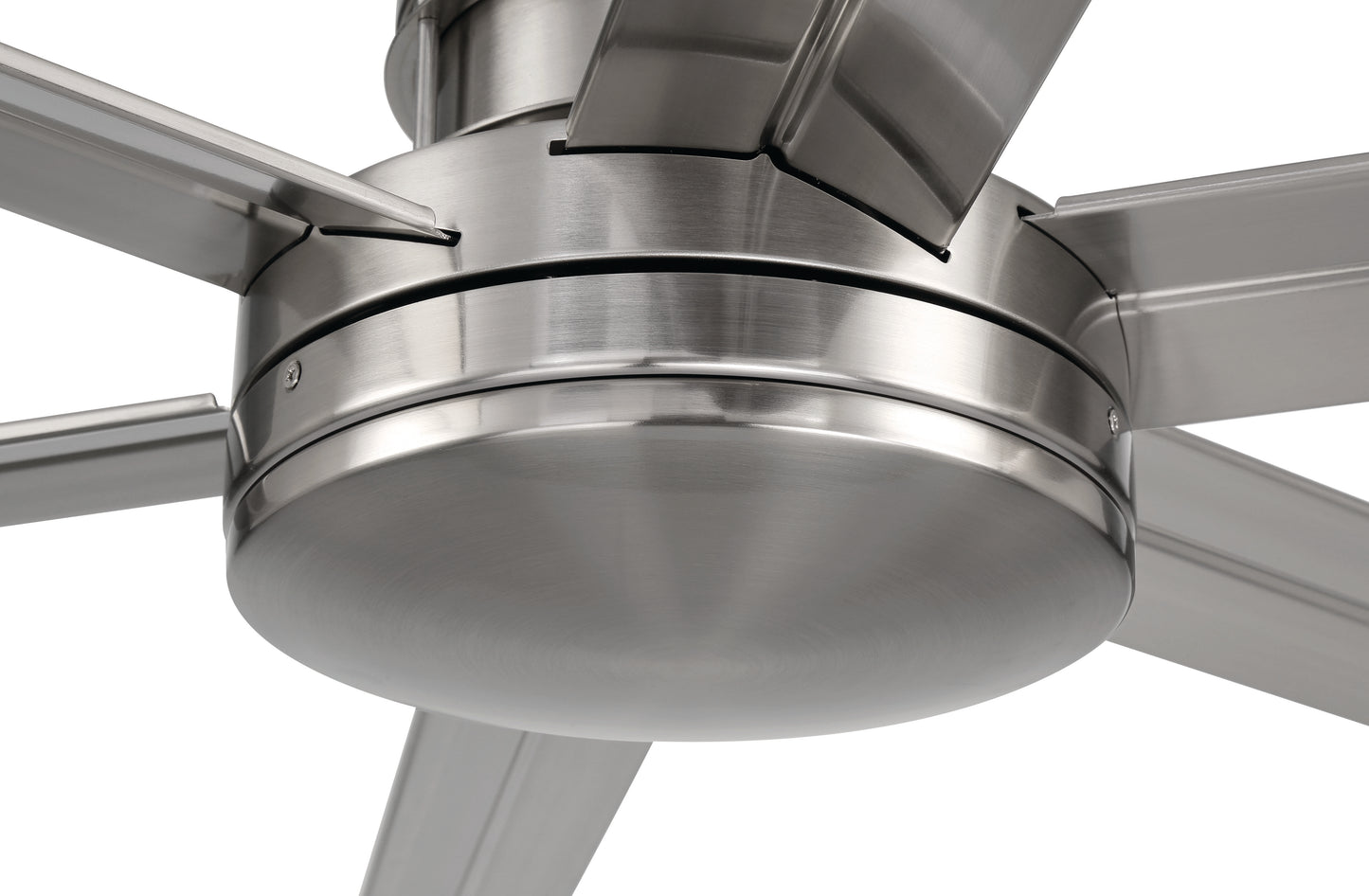 MND80BNK6 - Mondo 80 80" 6 Blade Ceiling Fan with Light Kit - Brushed Nickel