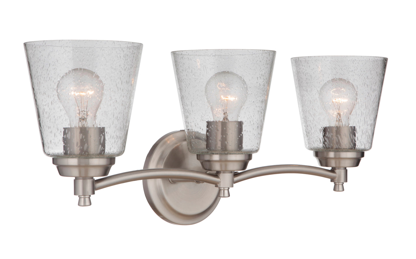 50203-BNK - Tyler 3 Light 22" Wide Vanity Light - Brushed Nickel