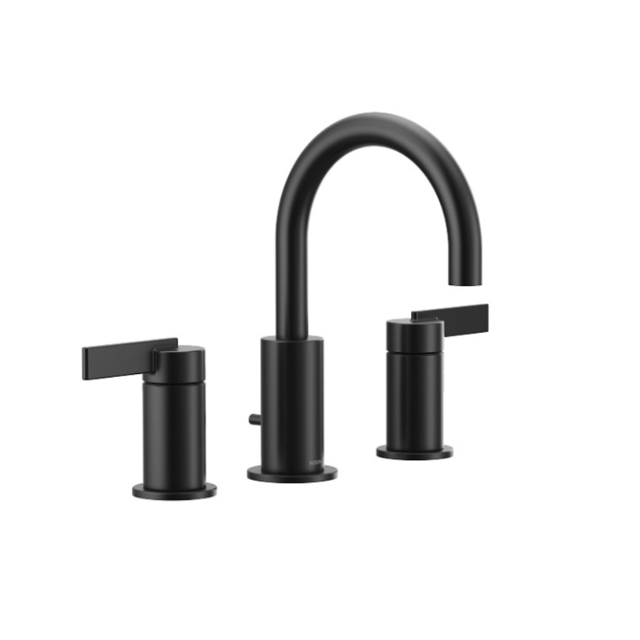 T6222BL - Cia Two-Handle Bathroom Faucet - Matte Black