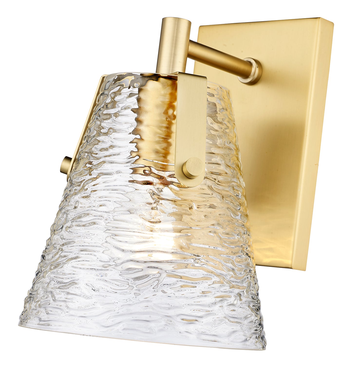 1101-1S-MGLD - Analia 1 Light Wall 9" Sconce - Modern Gold