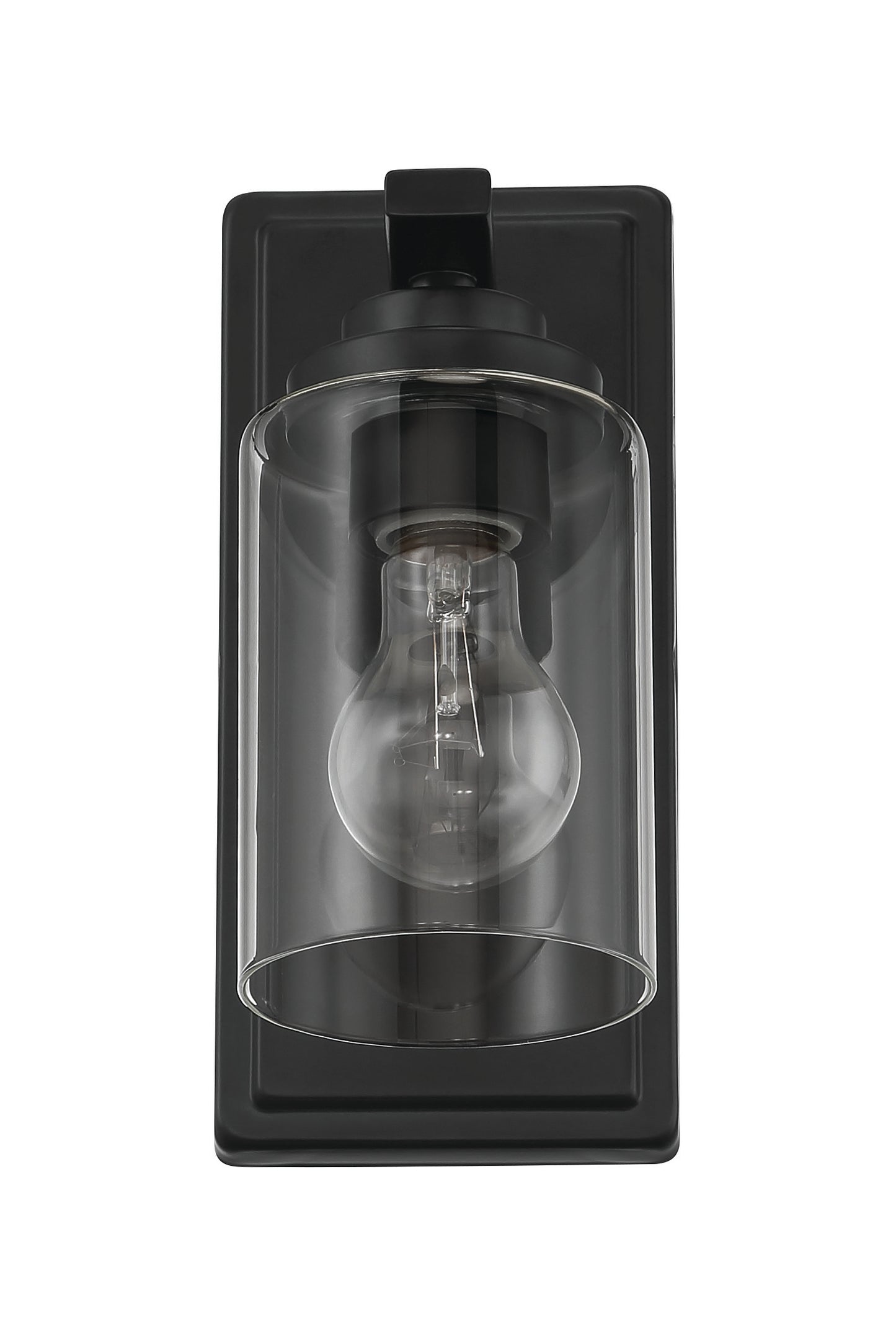 20404FB1 - Clark 1 Light 10" High Wall Sconce - Flat Black
