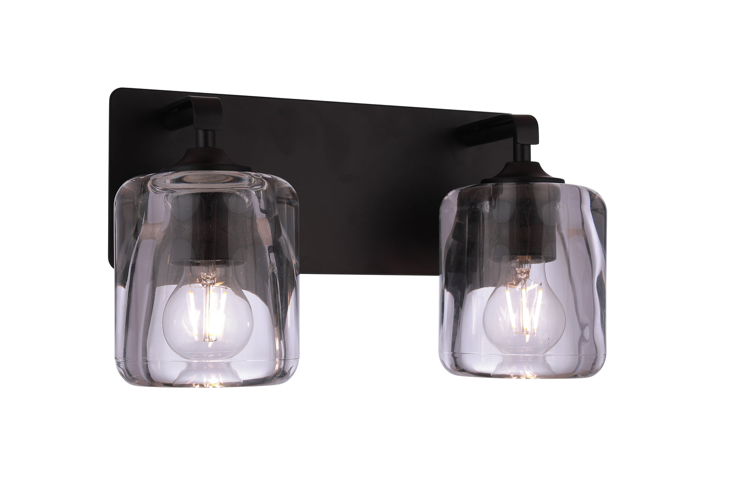 20614FB2 - Andie 2 Light 14" Wide Vanity Light - Flat Black