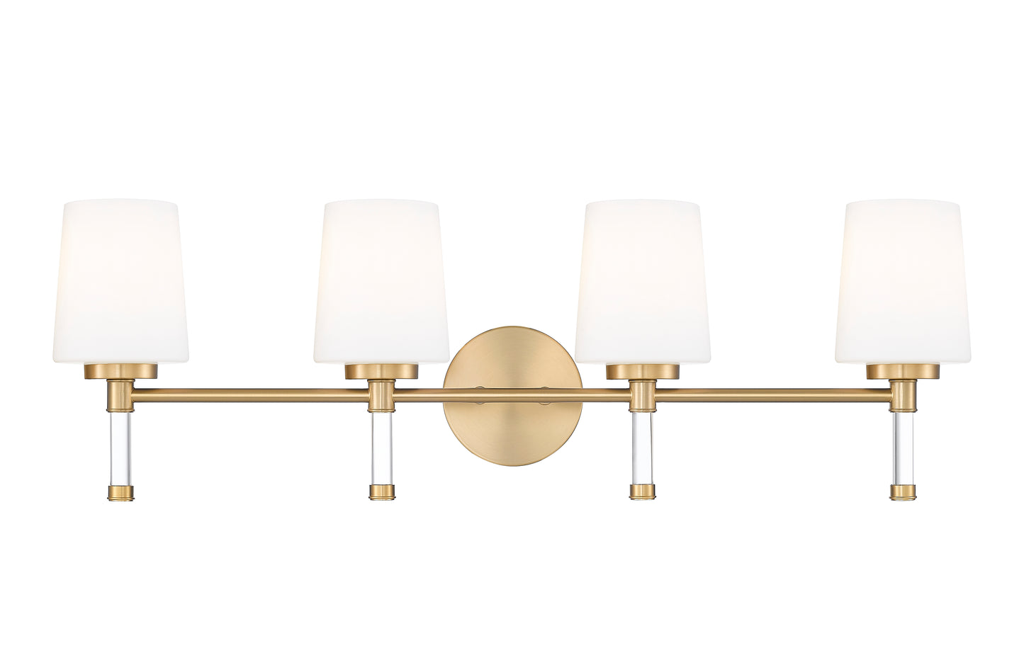 7700-4V-MGLD - Henri 4 Light 32" Vanity - Modern Gold