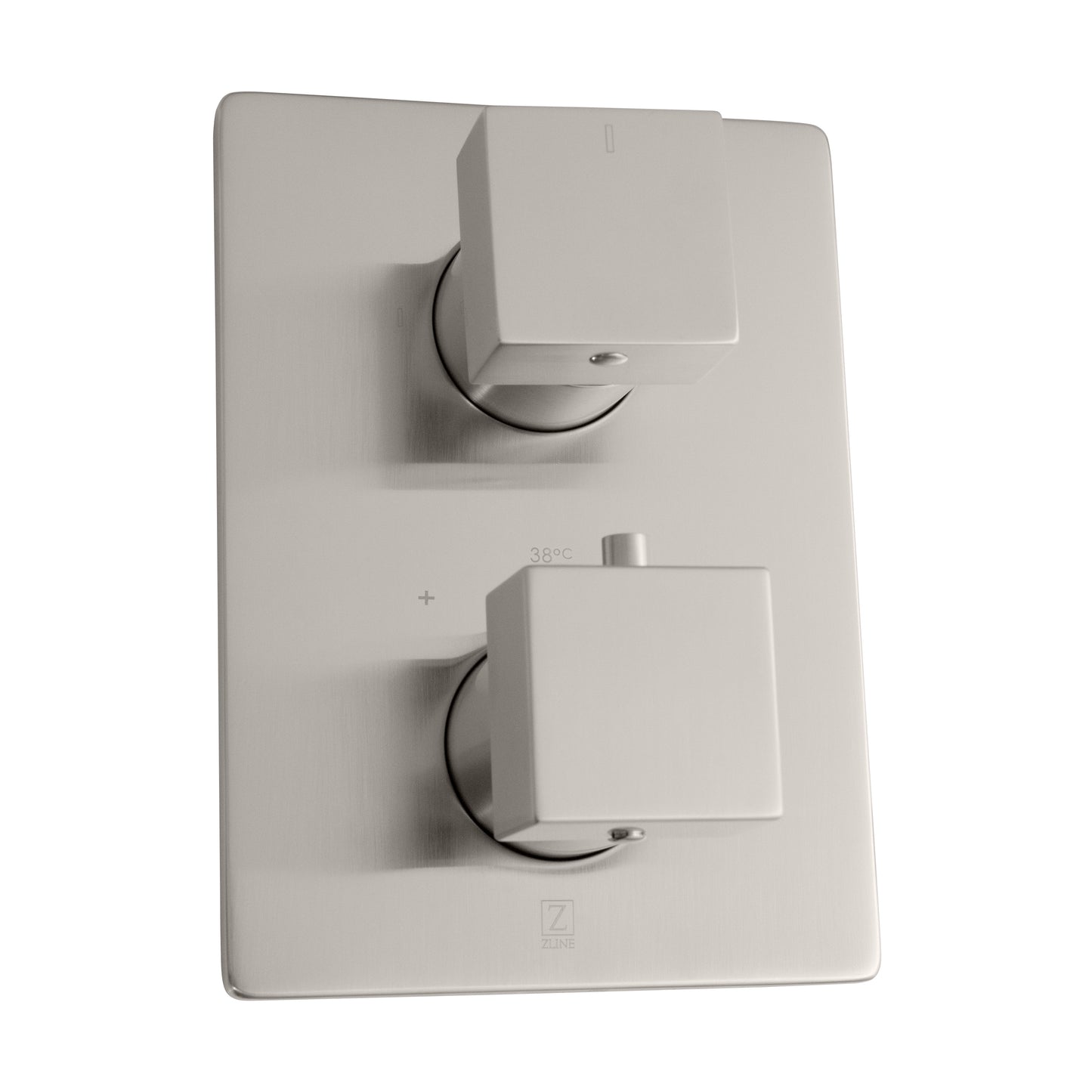 CBY-SHS-T3-BN - Crystal Bay Thermostatic Shower System with Body Jets in Brushed Nickel