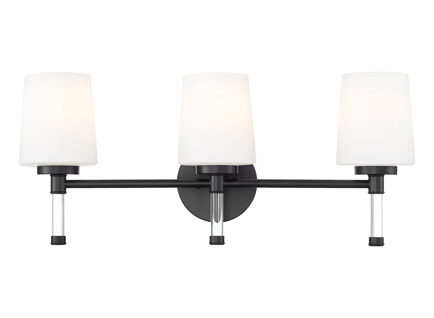 7700-3V-MB - Henri 3 Light 24" Vanity - Matte Black