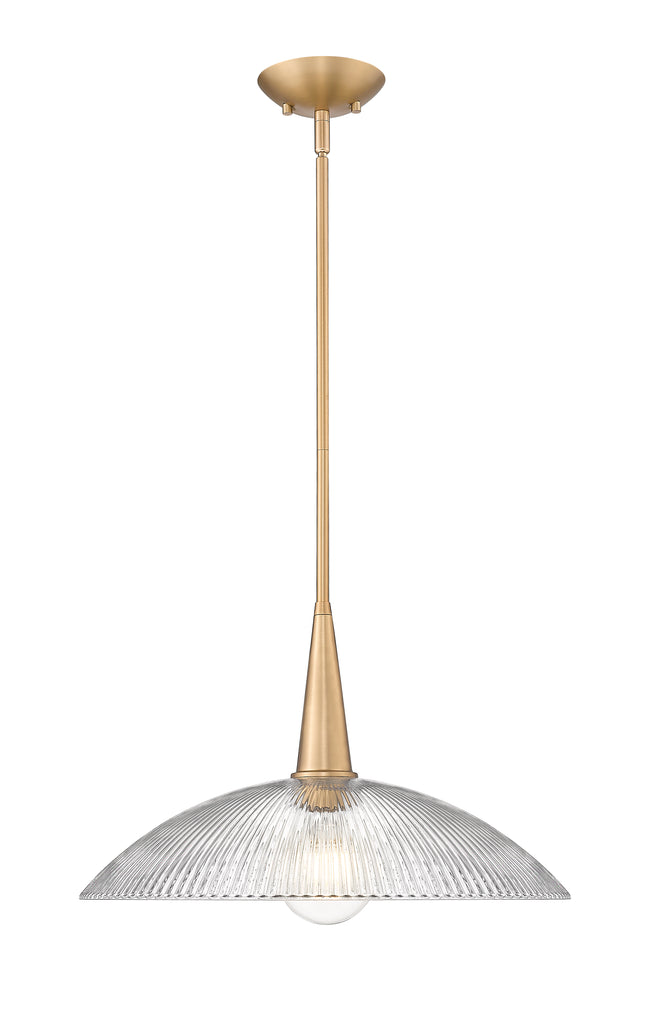 3051P18-MGLD - Lunelle 1 Light 18" Pendant - Modern Gold