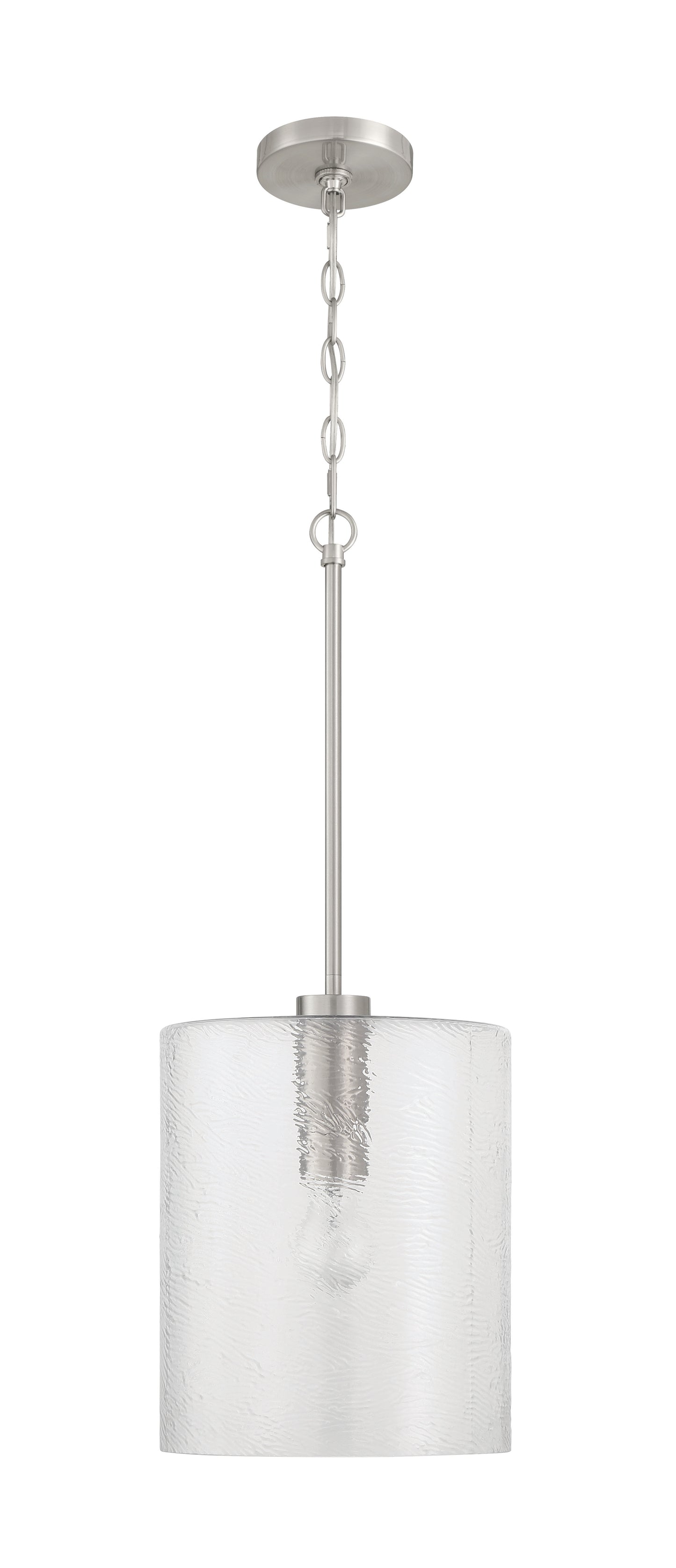 60292-BNK - Lyndsey 1 Light 10" Wide Pendant - Brushed Nickel