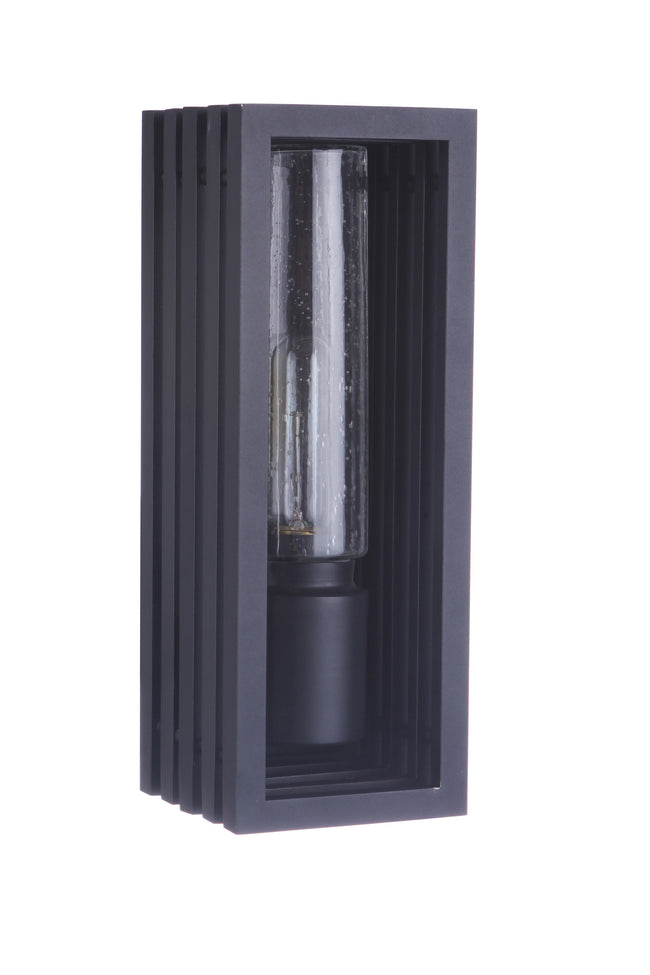 ZA2800-TB - Carmel 1 Light 14" High Outdoor Wall Lantern - Textured Black