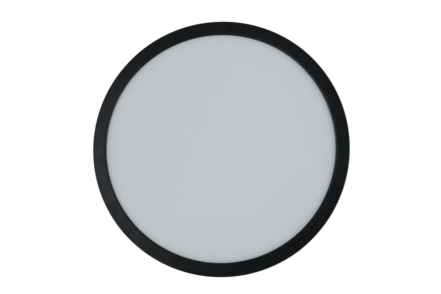 X9412-FB-LED-5CCT - Slim Line II 1 Light 12" Wide Flush Mount - Flat Black