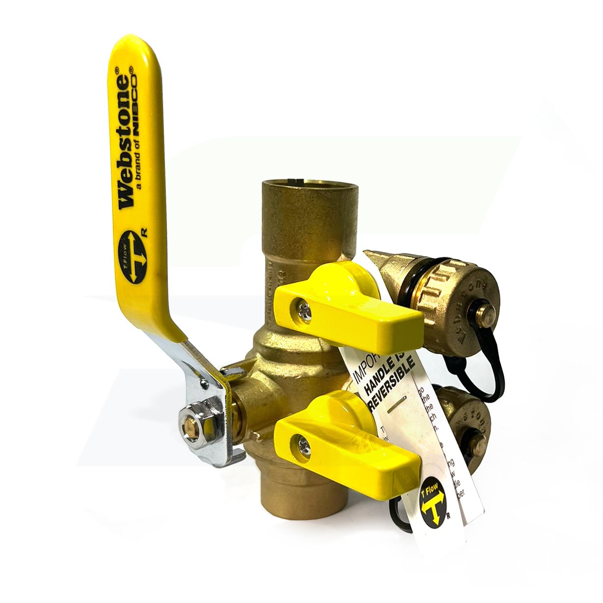 58614 - 1" Sweat Purge & Fill Ball Valve