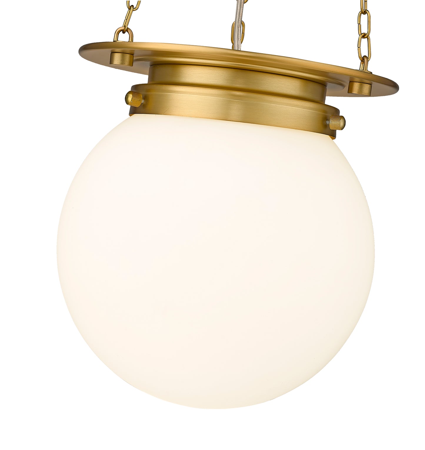 7505P9-HBR - Calhoun 1 Light 9" Pendant - Heritage Brass