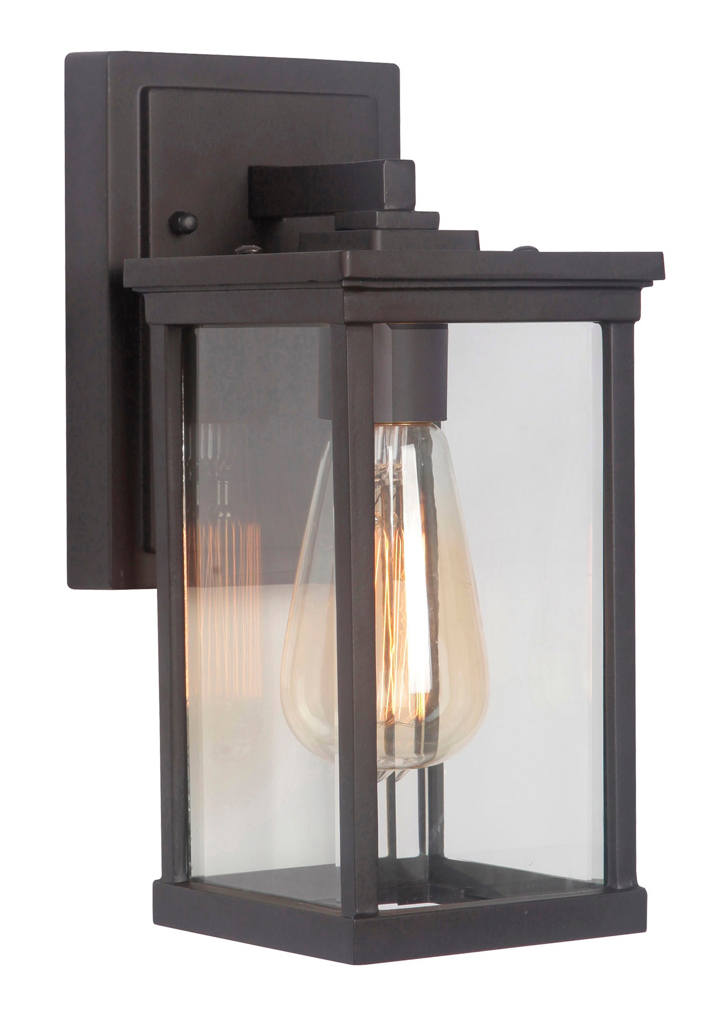 Z9704-OBO - Riviera 1 Light 11.13" High Outdoor Wall Lantern - Oiled Bronze (Outdoor)