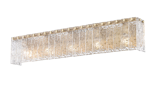 1943-5V-MGLD - Glacier 5 Light 37" Vanity - Modern Gold