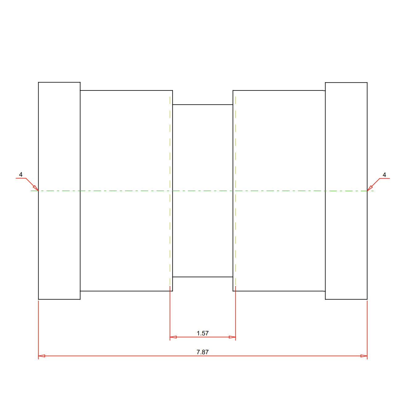 28780 - 4" MegaPressG Coupling with Stop