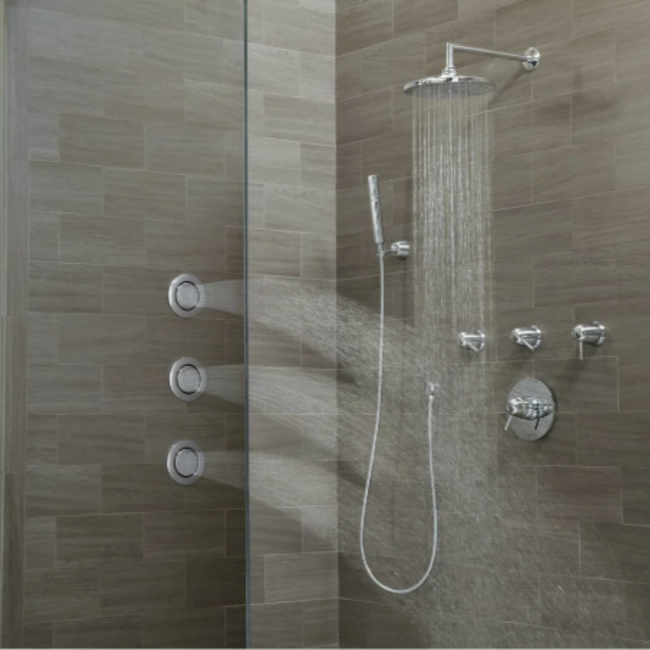 TS1322BG - Mosaic Body Spray - Brushed Gold