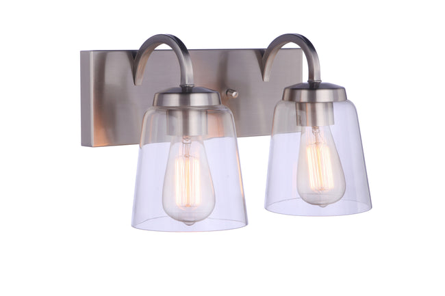 16314BNK2 - Elsa 2 Light 14" Wide Vanity Light - Brushed Nickel