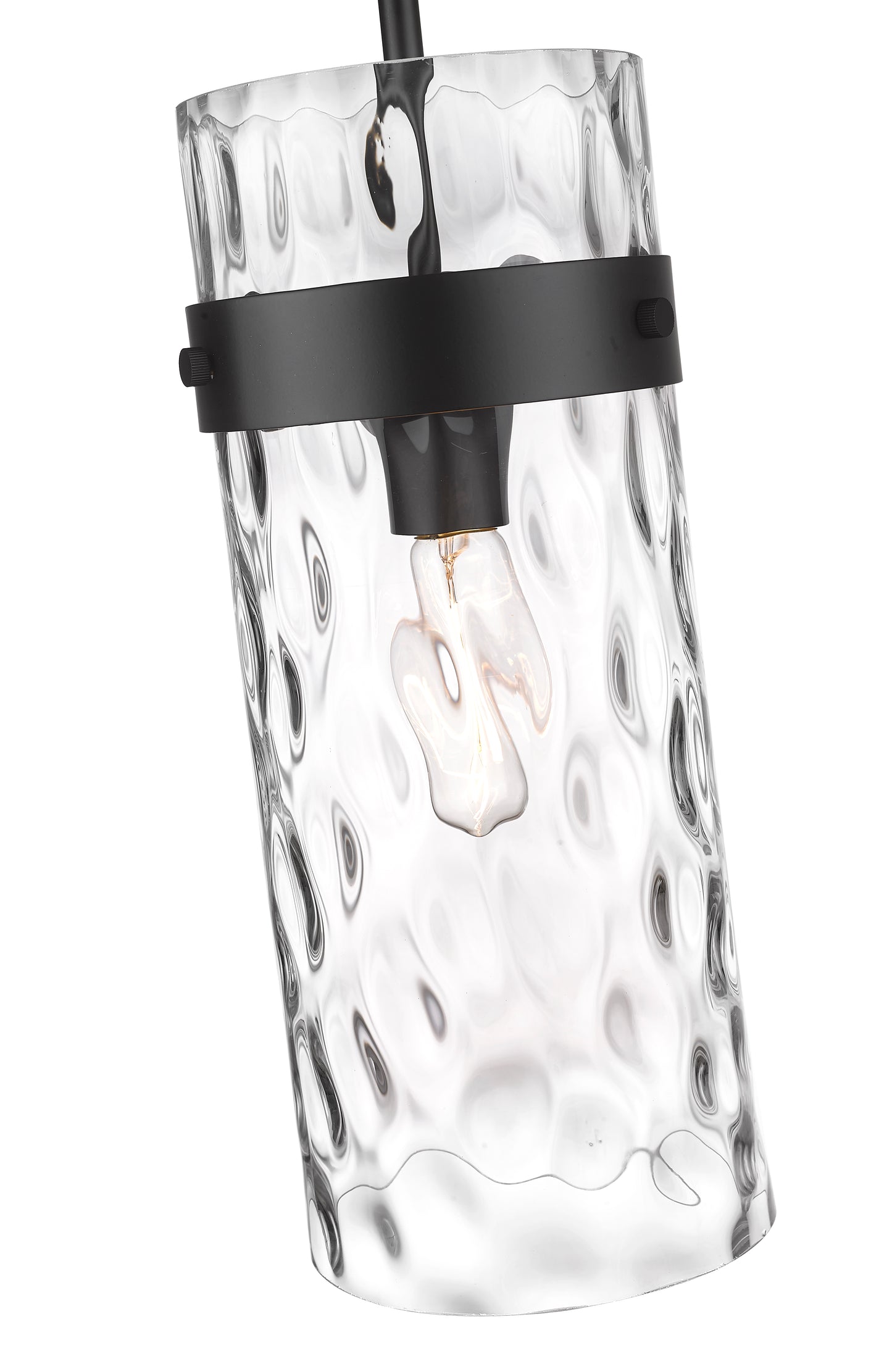 3035P6-MB - Fontaine 1 Light 6" Pendant - Matte Black