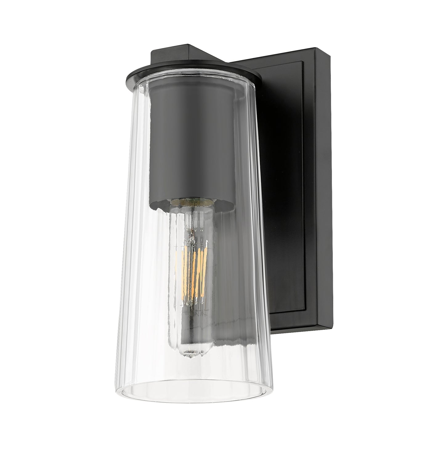 826-1S-MB - Titus 1 Light Wall 10" Sconce - Matte Black