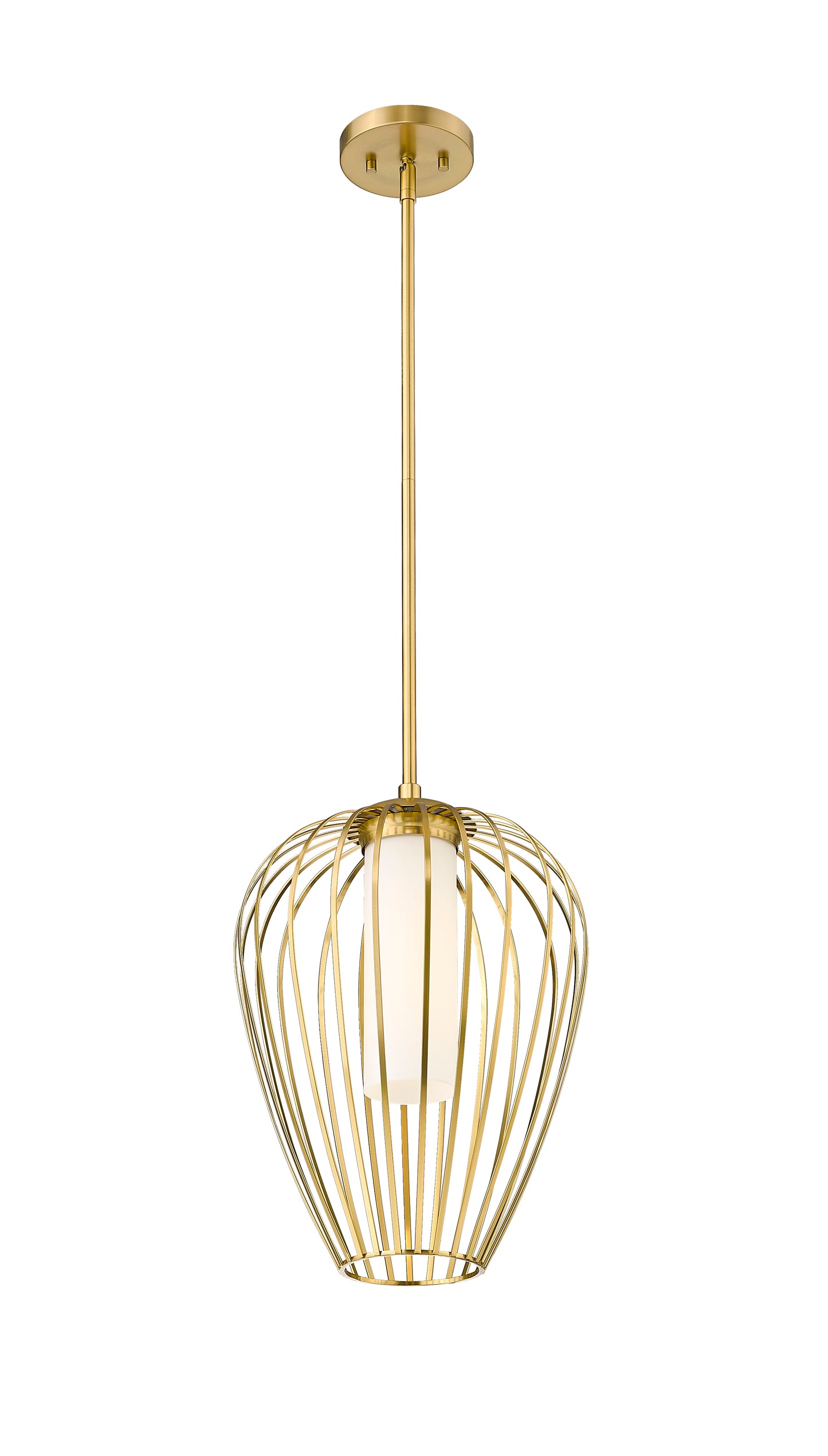 7507-12MGLD - Savanti 1 Light 12" Pendant - Modern Gold