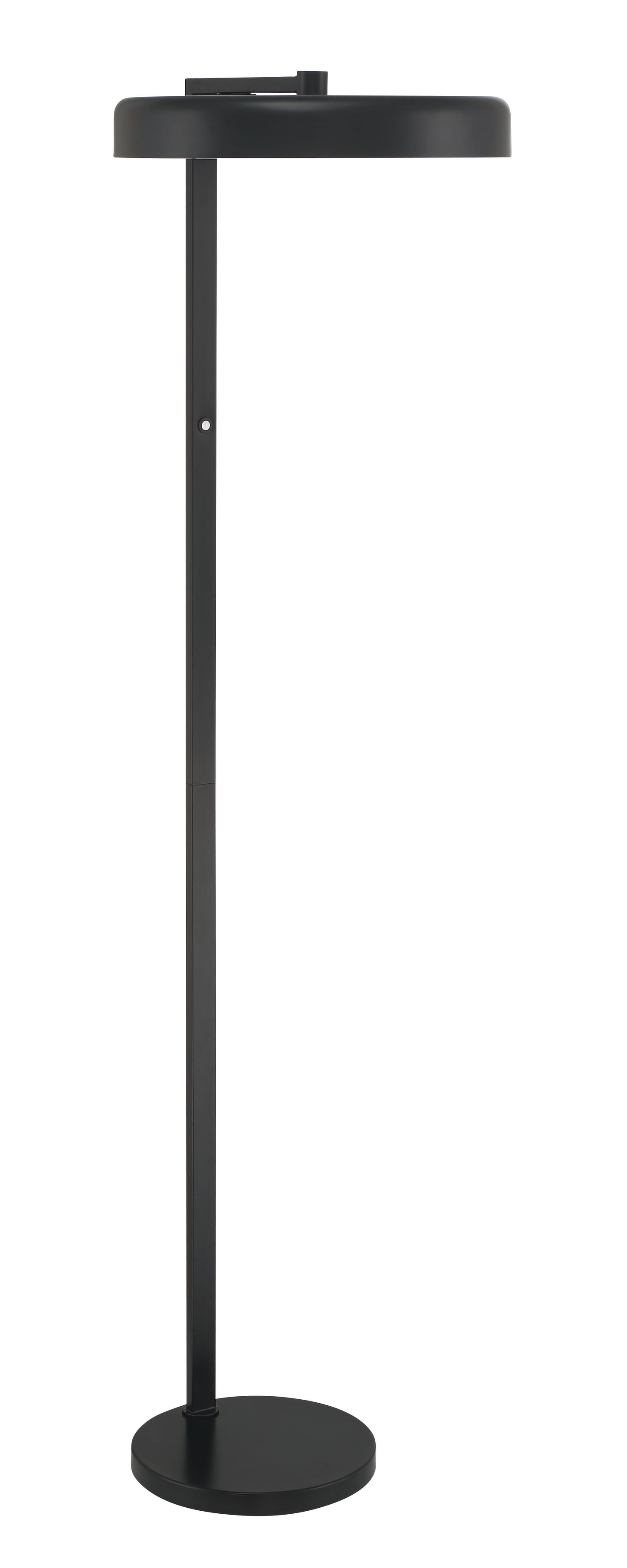 87025FB-F - Keeva 1 Light 57" High Floor Lamp - Flat Black