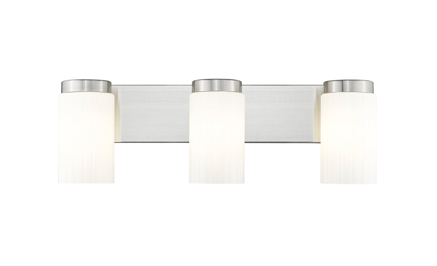 746-3V-BN - Burk 3 Light 22" Vanity - Brushed Nickel