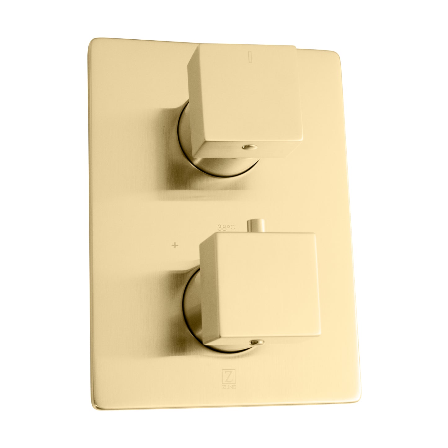 CBY-SHS-T2-CB - Autograph Edition Crystal Bay Thermostatic Shower System in Champagne Bronze