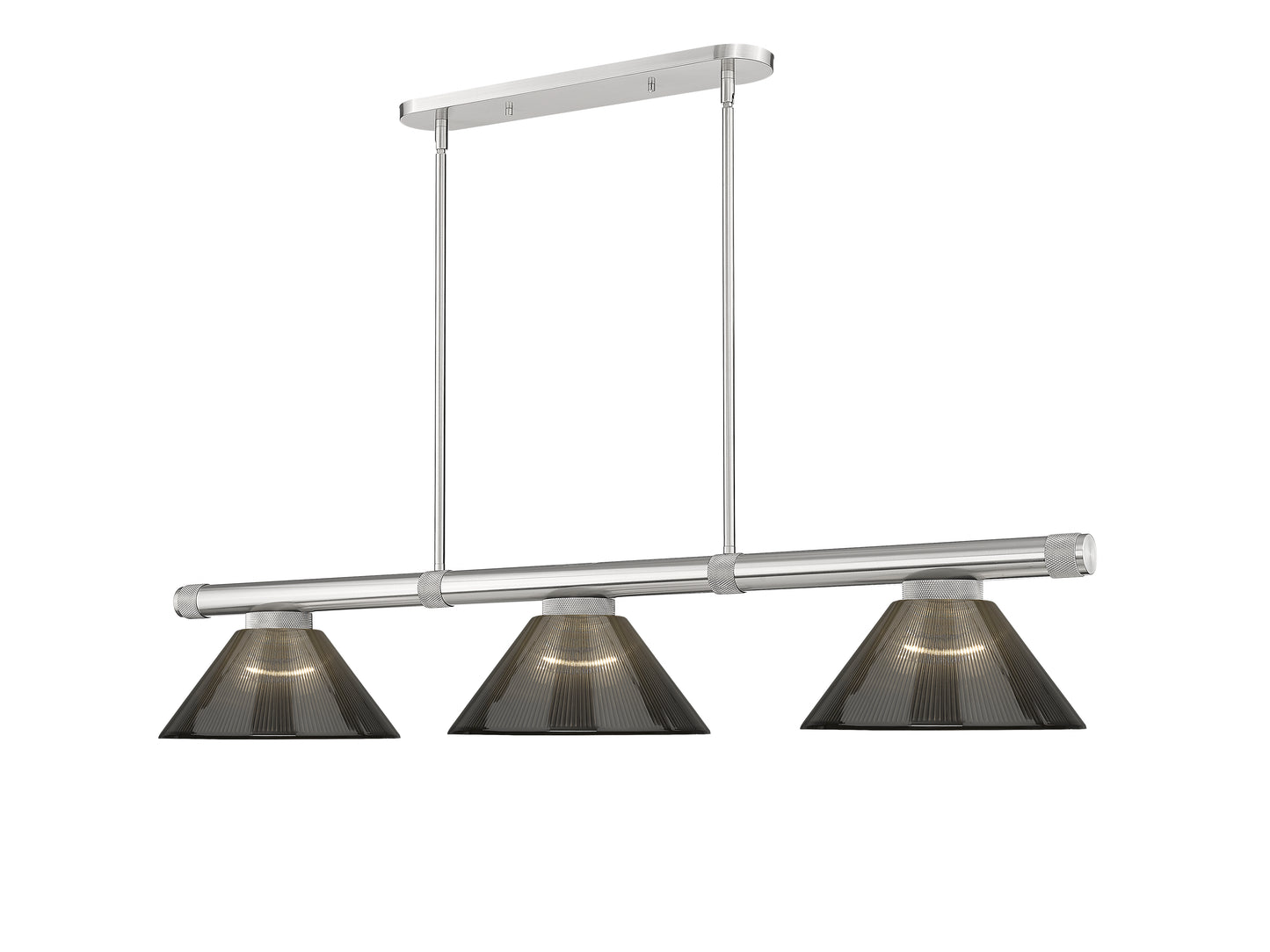 3050-3BN-ARS - Vanguard 3 Light 58" Billiard - Brushed Nickel