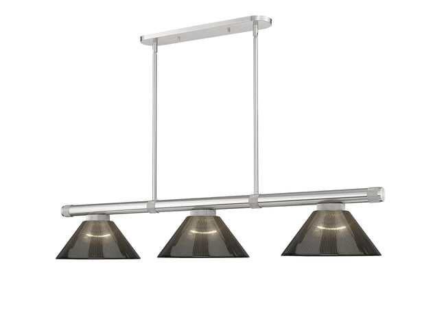 3050-3BN-ARS - Vanguard 3 Light 58" Billiard - Brushed Nickel