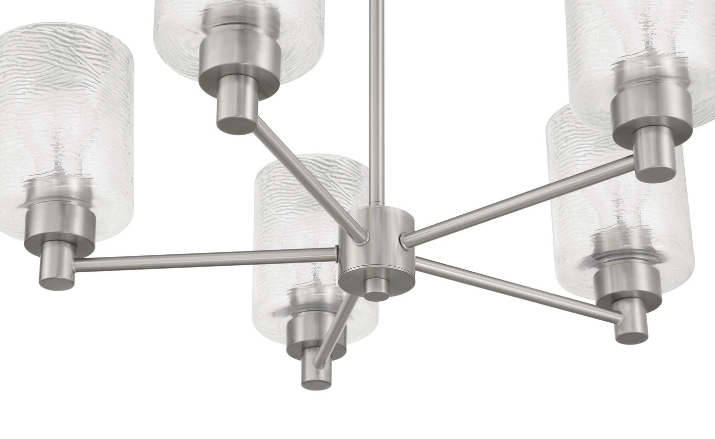 60225-BNK - Lyndsey 5 Light 24" Wide Chandelier - Brushed Nickel