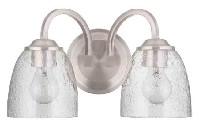 49902-BNK - Serene 2 Light 14" Wide Vanity Light - Brushed Nickel