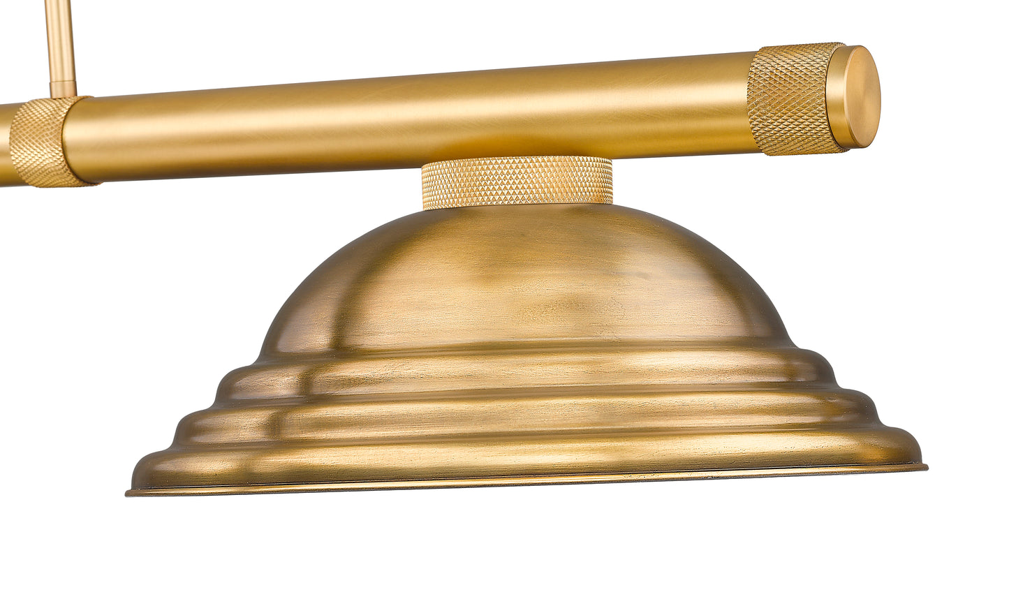 3050-3RB-SRB - Vanguard 3 Light 59" Billiard - Rubbed Brass