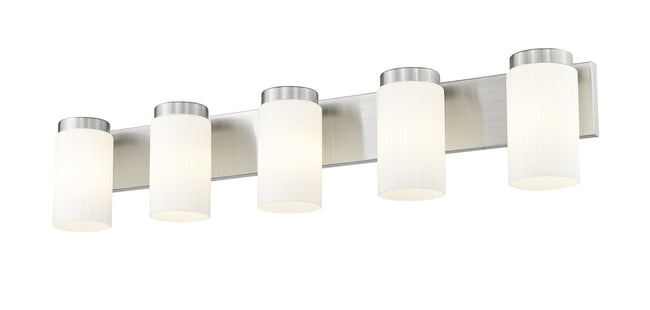 746-5V-BN - Burk 5 Light 38" Vanity - Brushed Nickel