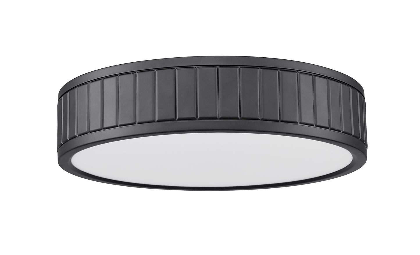 1005F12-MB-LED - Madison 1 Light Flush 12" Mount - Matte Black