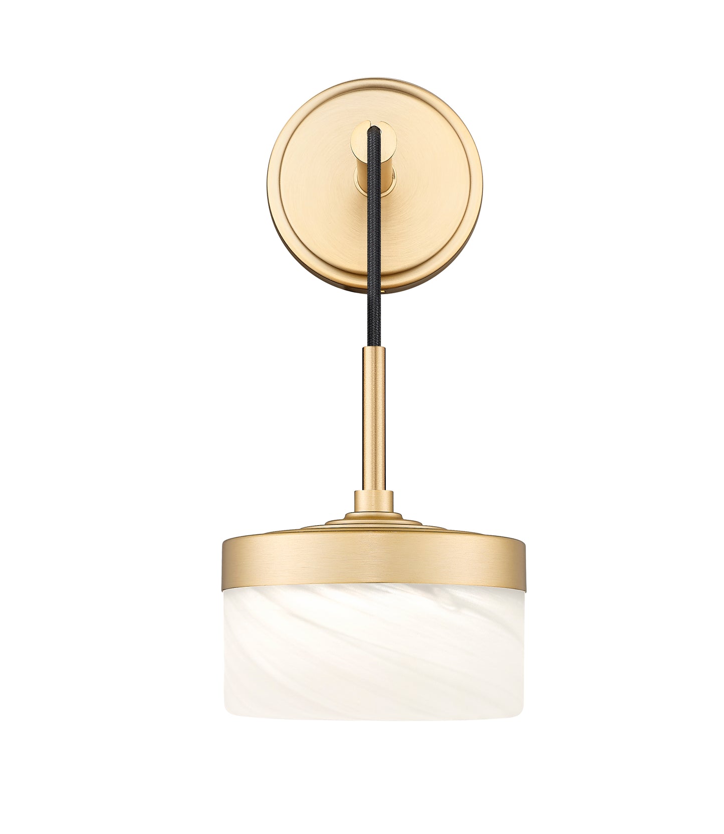 827S-MGLD-LED - Renaud 1 Light Wall 11" Sconce - Modern Gold