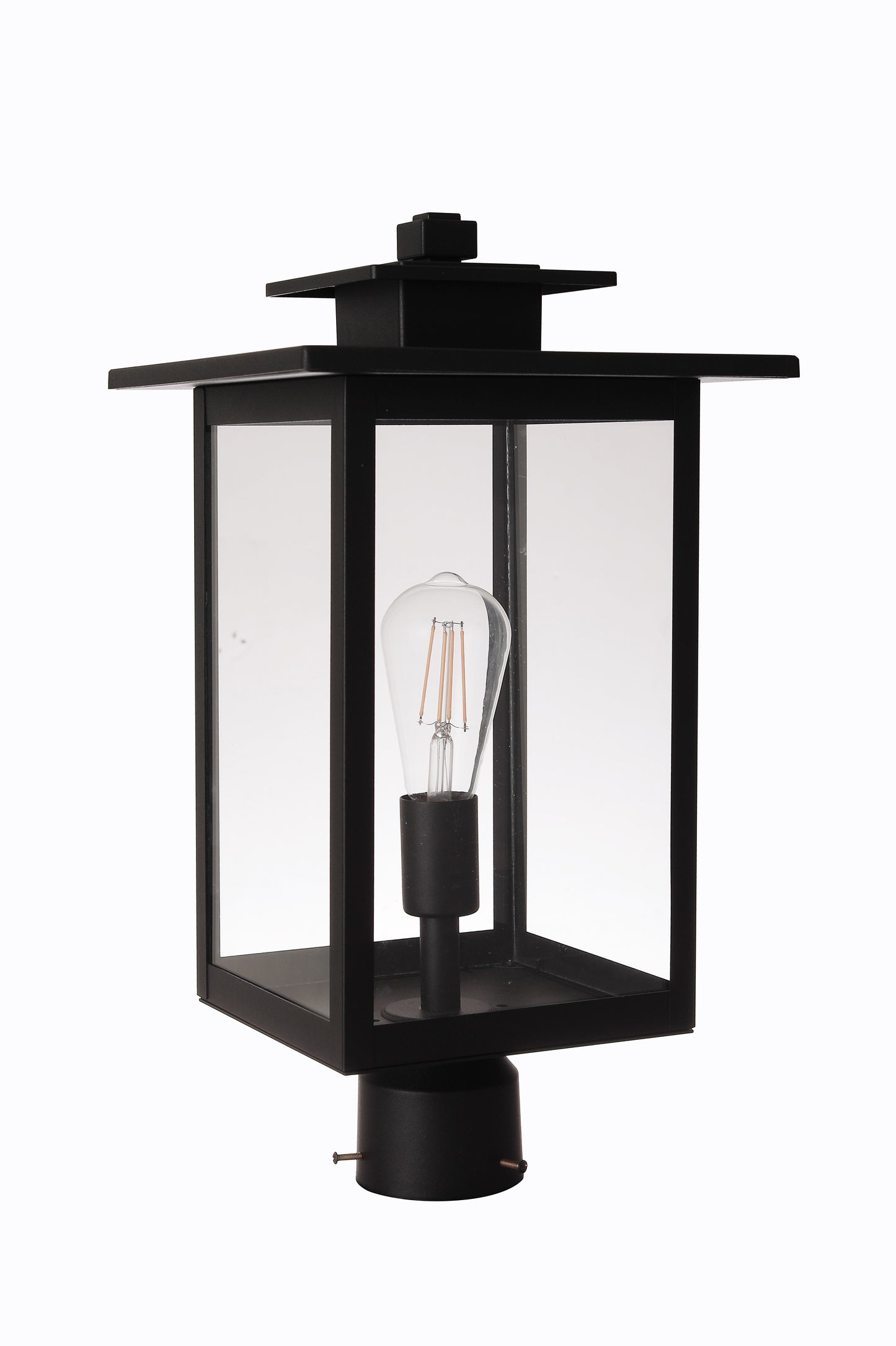 ZA7025-TB - Rock Creek 1 Light 19" High Outdoor Post - Textured Black