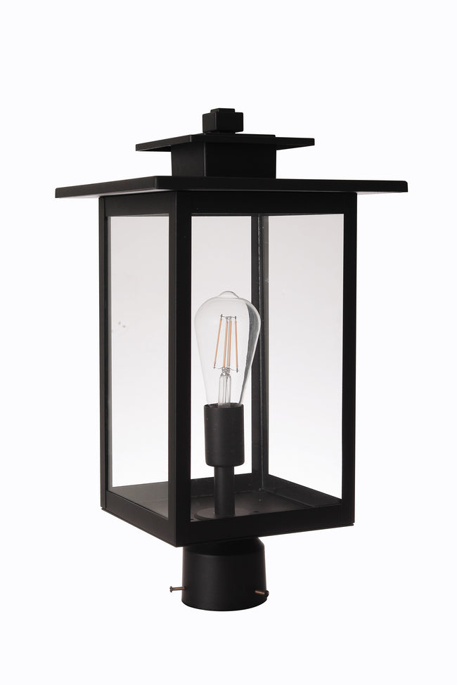 ZA7025-TB - Rock Creek 1 Light 19" High Outdoor Post - Textured Black